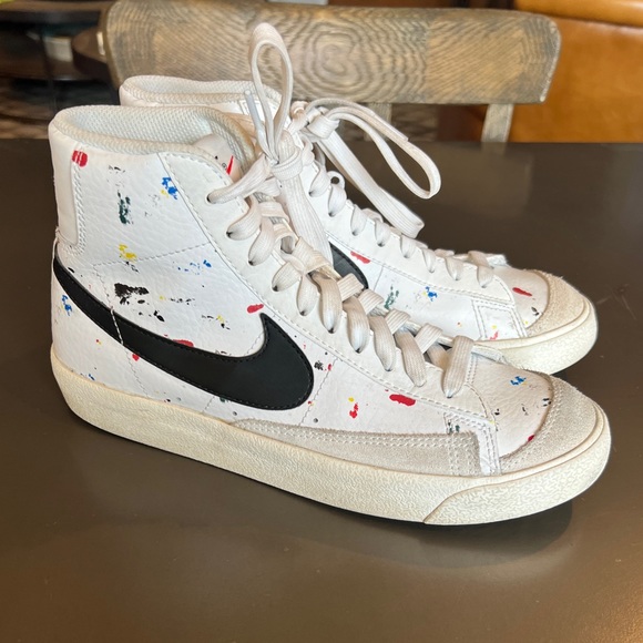 Nike Shoes - Nike paint splatter blazers